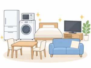 新生活に必要な家電や家具