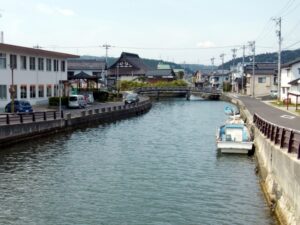 穴水町の町並み